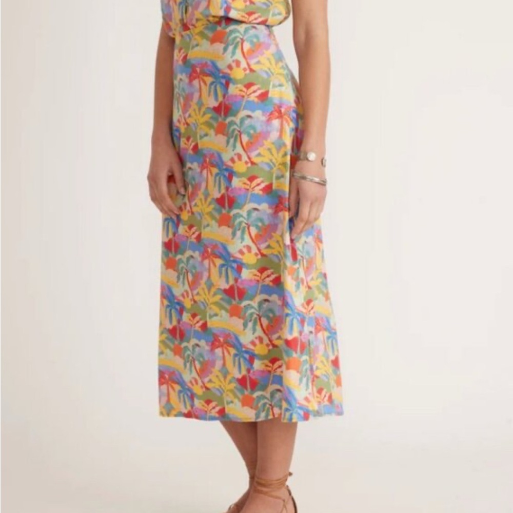 NWT Marine Layer Ryan Midi Slip Skirt